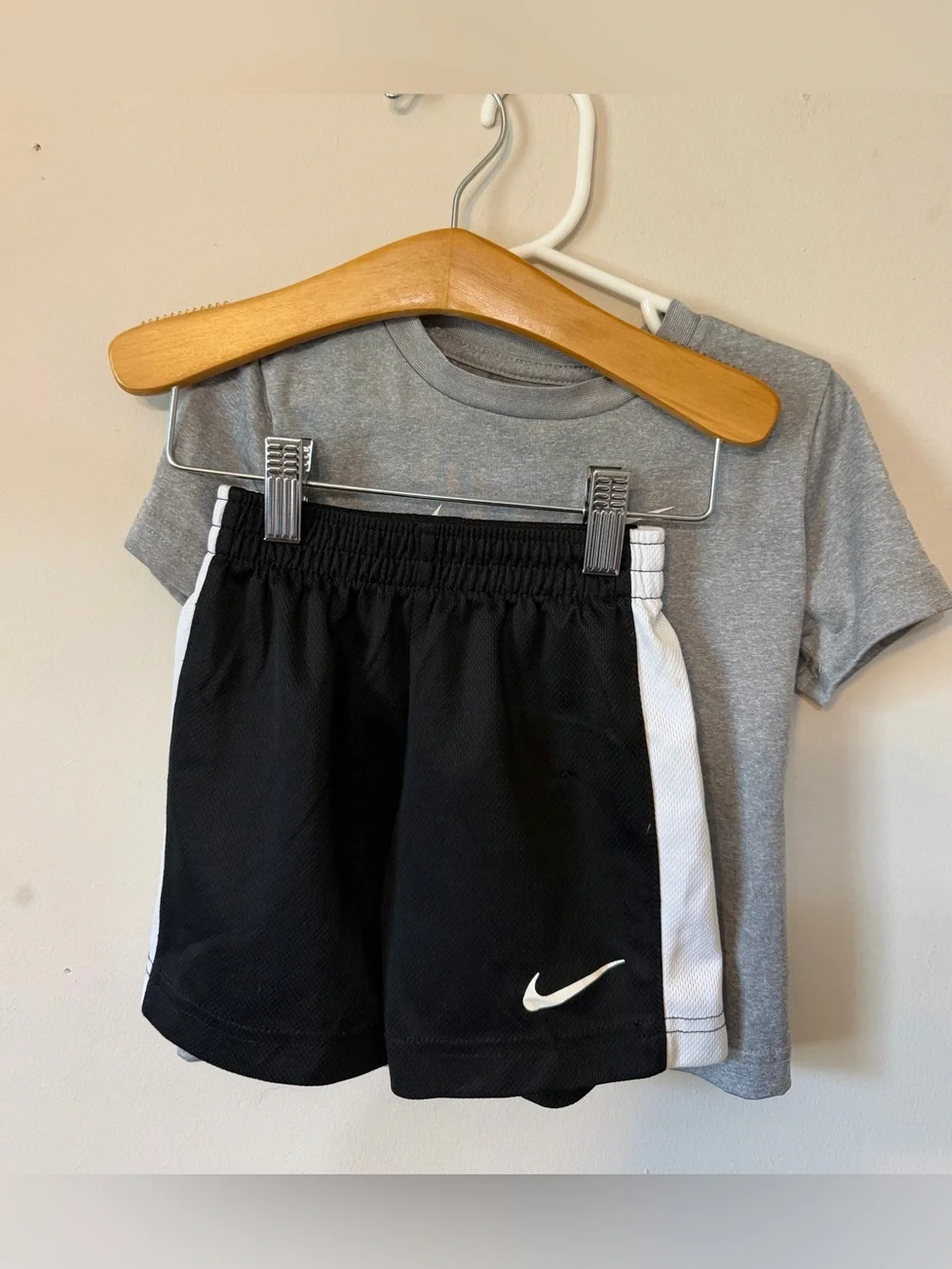 Nike | 2 Piece Toddler Dri Fit Tee and Black Athletic Shorts Set | Size 3T - Picture 7 of 7